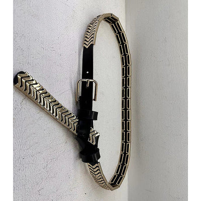 Cinturón de Cuero Genuino y Metal para Mujer - Diseño Personalizado - Image 8
