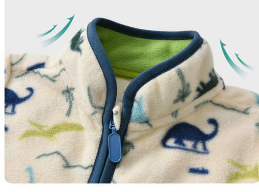 Chaqueta Infantil Estampado Dinosaurio - Ligera y Cómoda - Image 19
