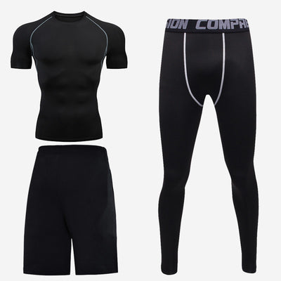 Conjunto Deportivo de 3 Piezas para Hombre - Playera Manga Corta - Image 7