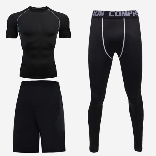 Conjunto Deportivo de 3 Piezas para Hombre - Playera Manga Corta - Image 7