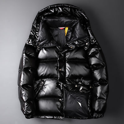 Chaqueta Acolchada Brillante para Parejas - Estilo Moderno y Cálido - Image 6