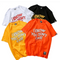 Playera Harajuku Estilo Hip-Hop Oversize de Manga Corta