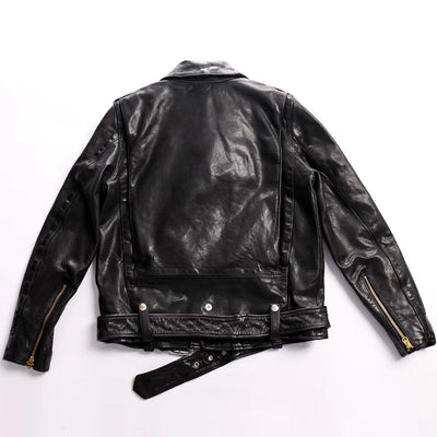 Chaqueta de Cuero Genuino para Motocicleta - Protección y Estilo - Image 3