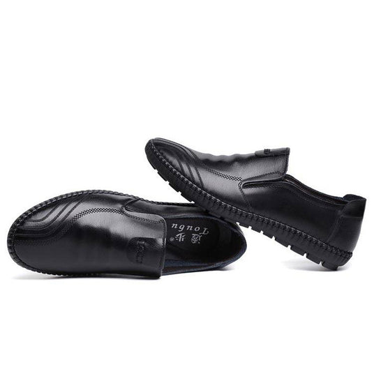 Zapatos Casuales de Cuero PU sin Cordones para Hombre