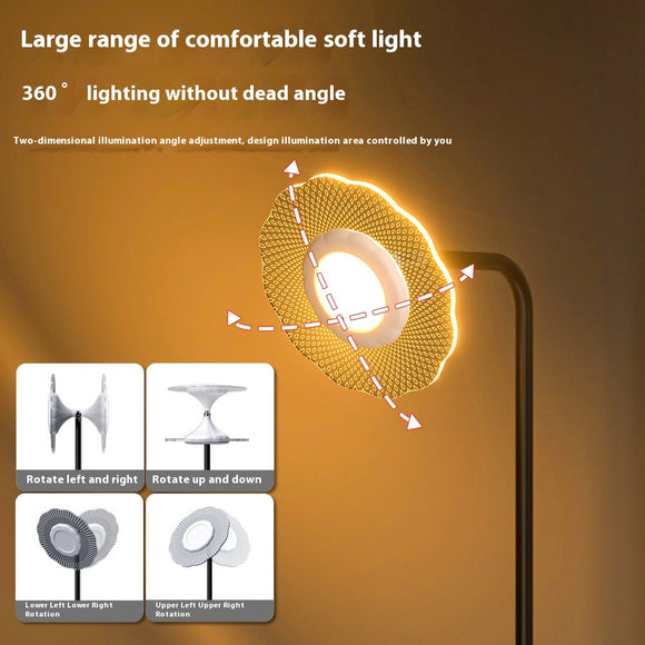 Lámpara de Pie LED para Dormitorio con Protección Ocular Avanzada
