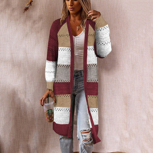 Cardigan Largo para Mujer - Suéter Elegante de Manga Larga - Image 7