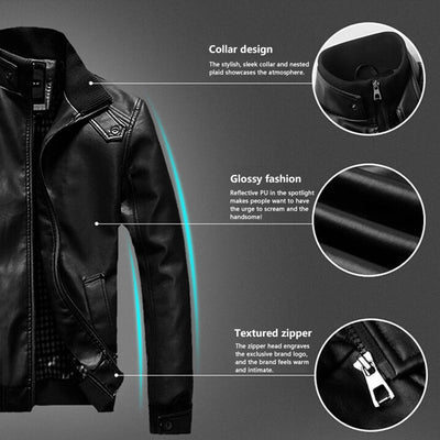 Chaqueta de Cuero para Hombre Premium - Image 2