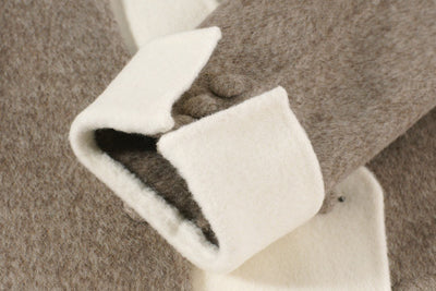 Abrigo Reversible de Lana con Cuello V - Chaqueta Doble Cara Premium - Image 16