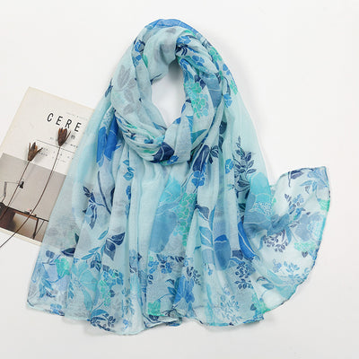 Pañuelo de Voile Estampado - Elegancia y Versatilidad - Image 8