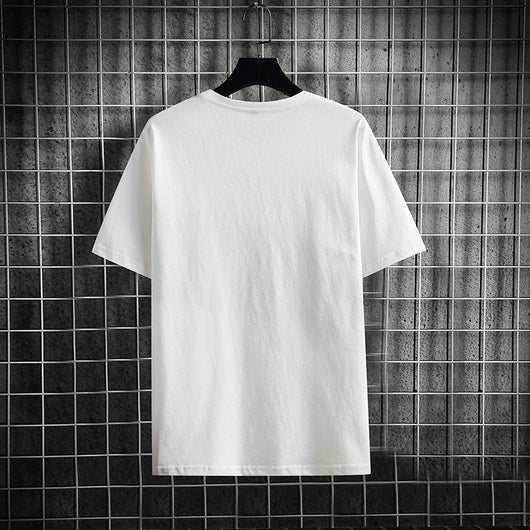 Playera Casual de Manga Corta con Costuras de Diseño para Hombre - Image 10