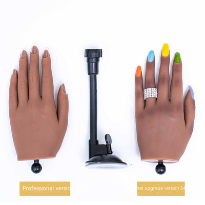 Mano de Práctica de Silicona para Manicura - Modelo Profesional - Image 9