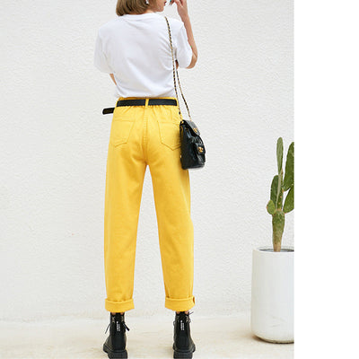 Pantalones Pencil Elásticos Sueltos y Ligeros para Mujer - Image 4