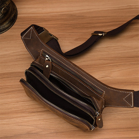 Riñonera Deportiva de Cuero Genuino para Hombre - Image 3