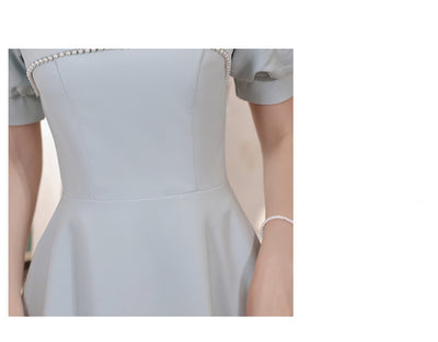 Vestido de Dama de Honor Estilo Francés para Verano - Image 11