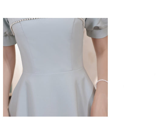 Vestido de Dama de Honor Estilo Francés para Verano - Image 11