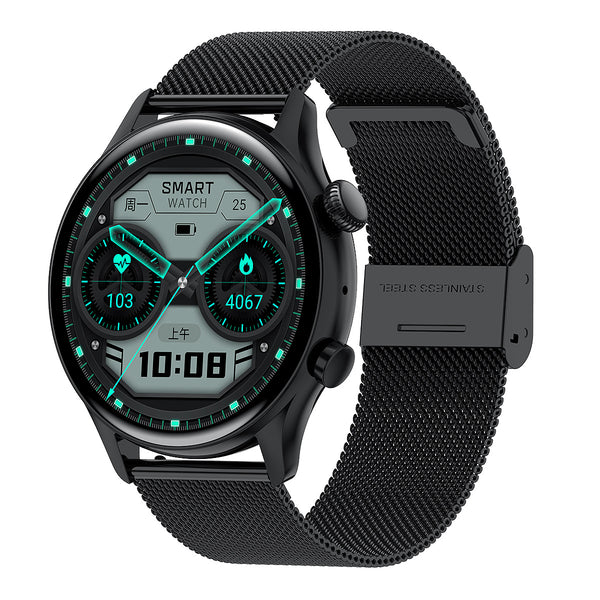 Reloj Deportivo Inteligente con Pantalla NFC y Monitor de Frecuencia Cardíaca Sumergible