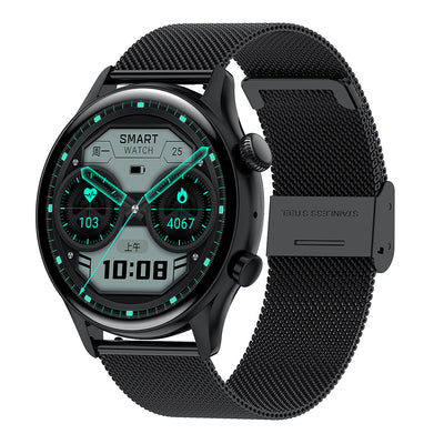 Reloj Deportivo Inteligente con Pantalla NFC y Monitor de Frecuencia Cardíaca Sumergible