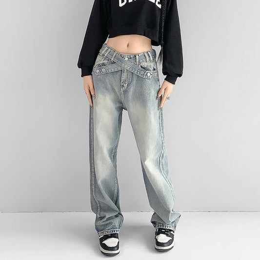 Jeans Retro Hot Girl con Diseño Exclusivo para Mujer