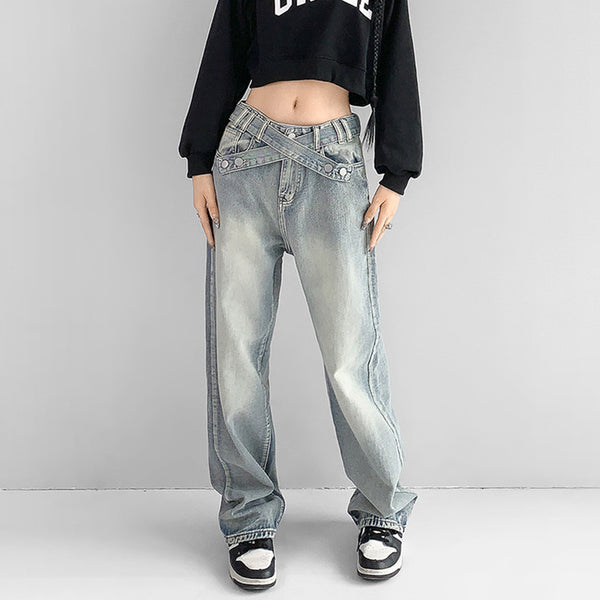 Jeans Retro Hot Girl con Diseño Exclusivo para Mujer