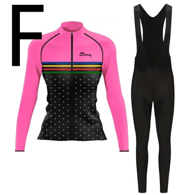 Conjunto Ciclista de Manga Larga con Culotte: Jersey y Pantalón Acolchado para Ciclismo y Trail - Image 12