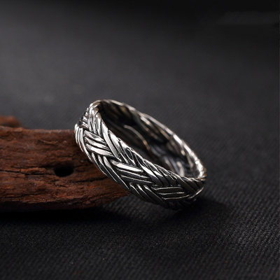 Anillos de Plata 925 Tejidos a Mano para Hombre y Mujer - Image 5