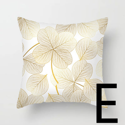Almohada de Respaldo Flanela Dorada con Flores y Lentejuelas - Image 5