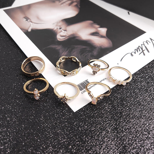 Conjunto de 17 Anillos Bohemios Ajustables - Image 5