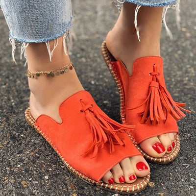 Sandalias de Cáñamo con Flecos para Mujer - Image 7
