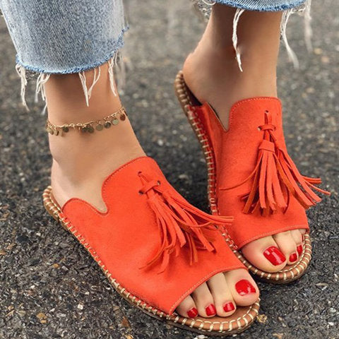 Sandalias de Cáñamo con Flecos para Mujer - Image 7