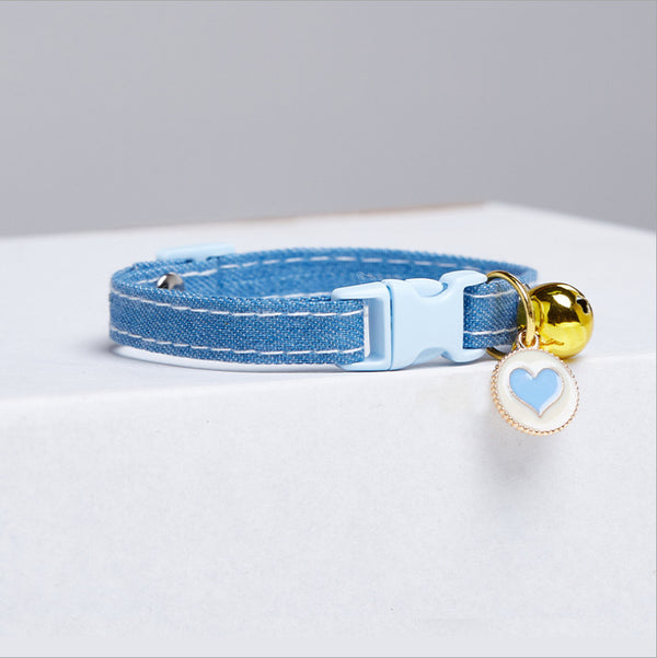 Collar para Gato con Campana Lunares Adorable para Perros Pequeños