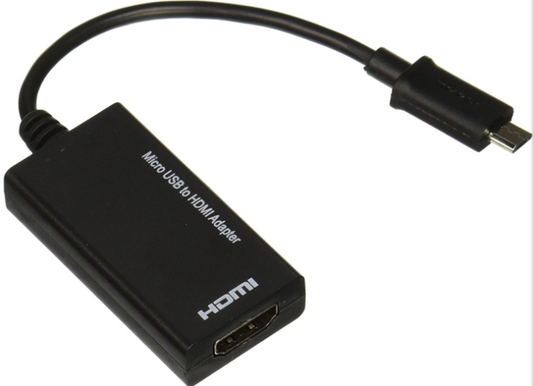 Adaptador DisplayPort a HDMI Micro USB - Convertidor Portátil 12cm