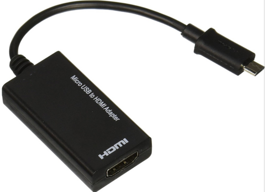 Adaptador DisplayPort a HDMI Micro USB - Convertidor Portátil 12cm