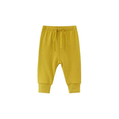 Pantalones Casuales de Banda Elástica para Bebé 0-12 Meses - Colores Sólidos - Image 16