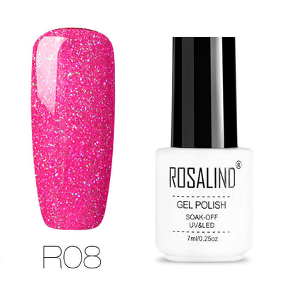Uñas de Terapia Lumínica Arcoíris con Diseño de Estrellas - 29 Colores - Image 32