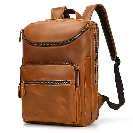 Mochila de Cuero Vintage para Hombre - Piel de Res Auténtica - Image 7