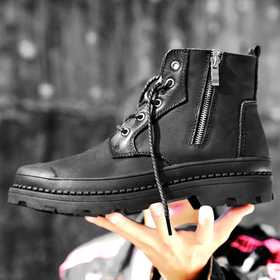 Botas Martin Cómodas Talla Grande con Cierre Lateral y Suela de Goma - Image 13