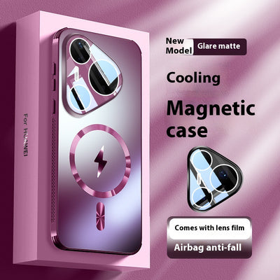 Funda Protectora Magnética con Lentes de Color Sólido para Celular - Image 14