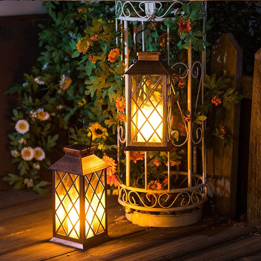 Lámpara Solar Decorativa de Jardín con Efecto Vela - Image 12