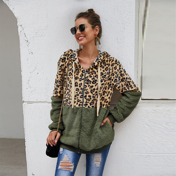 Abrigo con Parches de Leopardo - Image 10