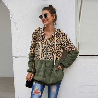 Abrigo con Parches de Leopardo - Image 10