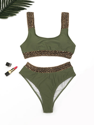 Bikini de Baño Personalidad Dividida para Mujer - Image 2