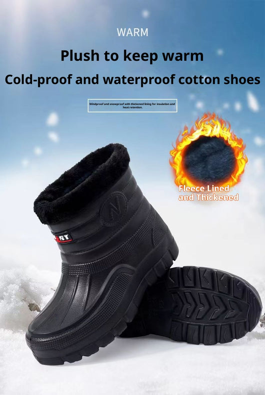 Botas de Trabajo Impermeables con Forro Térmico para Hombre - Image 14