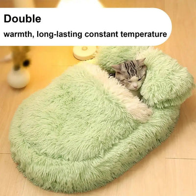 Cama Térmica Acogedora para Mascotas Pequeñas - Nido Antideslizante para Perros y Gatos - Image 8
