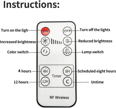 Lámpara de Cultivo LED con Tripié Telescópico de 5 Cabezales y Control Remoto - Image 12