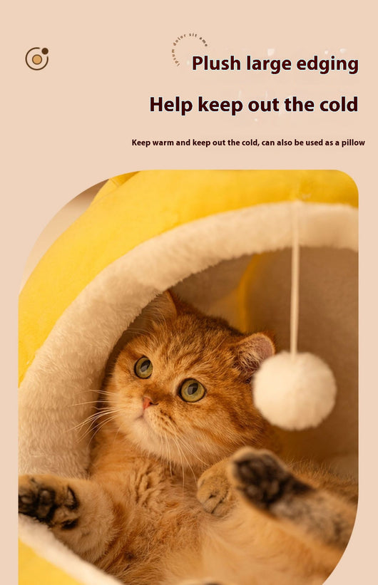 Cama Nido para Gatos Cerrada Cuatro Estaciones - Calidez Todo el Año - Image 20