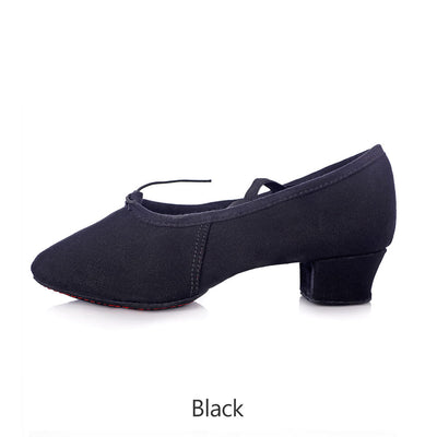 Zapatos de Danza de Suela Blanda en Lona - Image 5