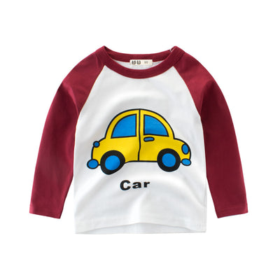 Playera Infantil Coreana de Manga Larga para Niños - Colección Otoño - Image 6