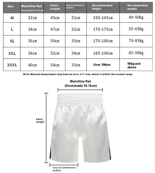 Pantalones Cortos de Boxeo Profesionales para Competencia - Image 6