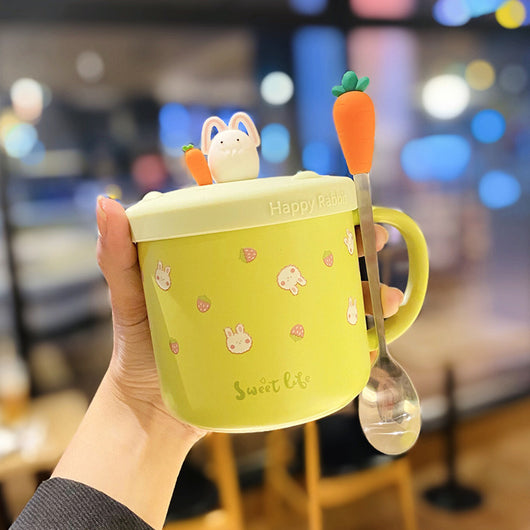 Taza Térmica con Cuchara y Tapa - Diseño Corazón Adorable para Niña - Image 10