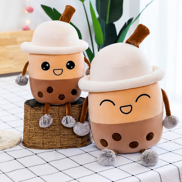 Almohada Peluche Taza de Té con Expresiones Adorables